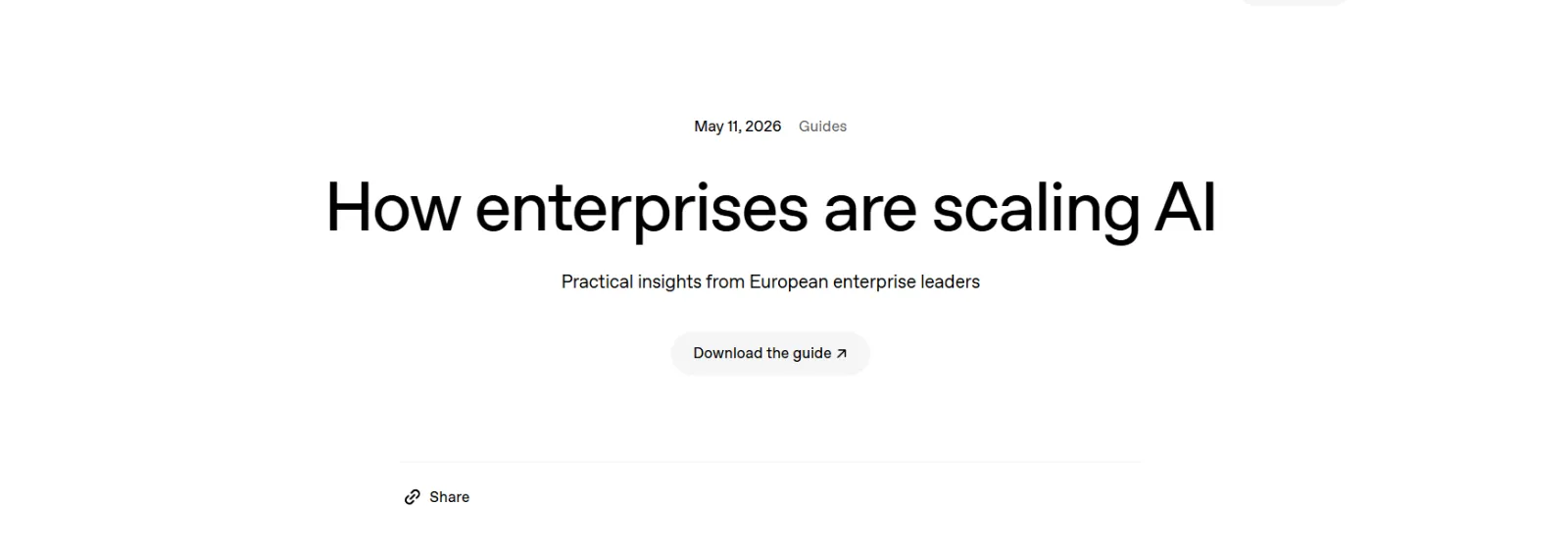 Unlocking Enterprise AI: Scaling Impact Through Strategic Adoption