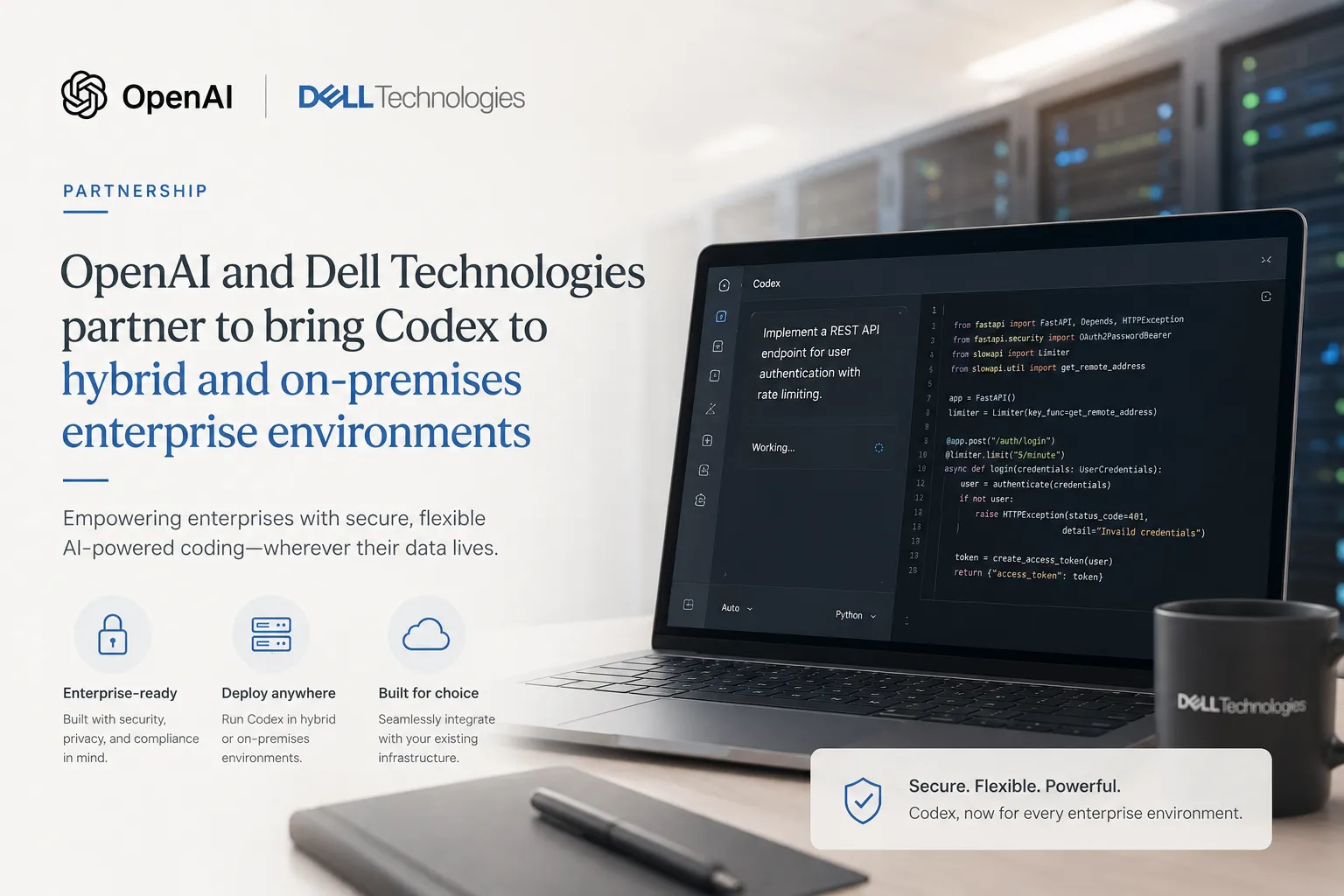 OpenAI and Dell Partner to Bring AI Coding Power to Enterprise On-Premise Environments