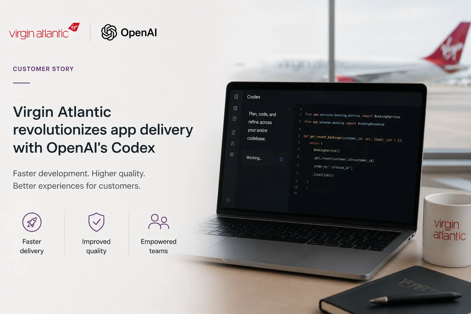 Virgin Atlantic Revolutionizes App Delivery with OpenAI's Codex