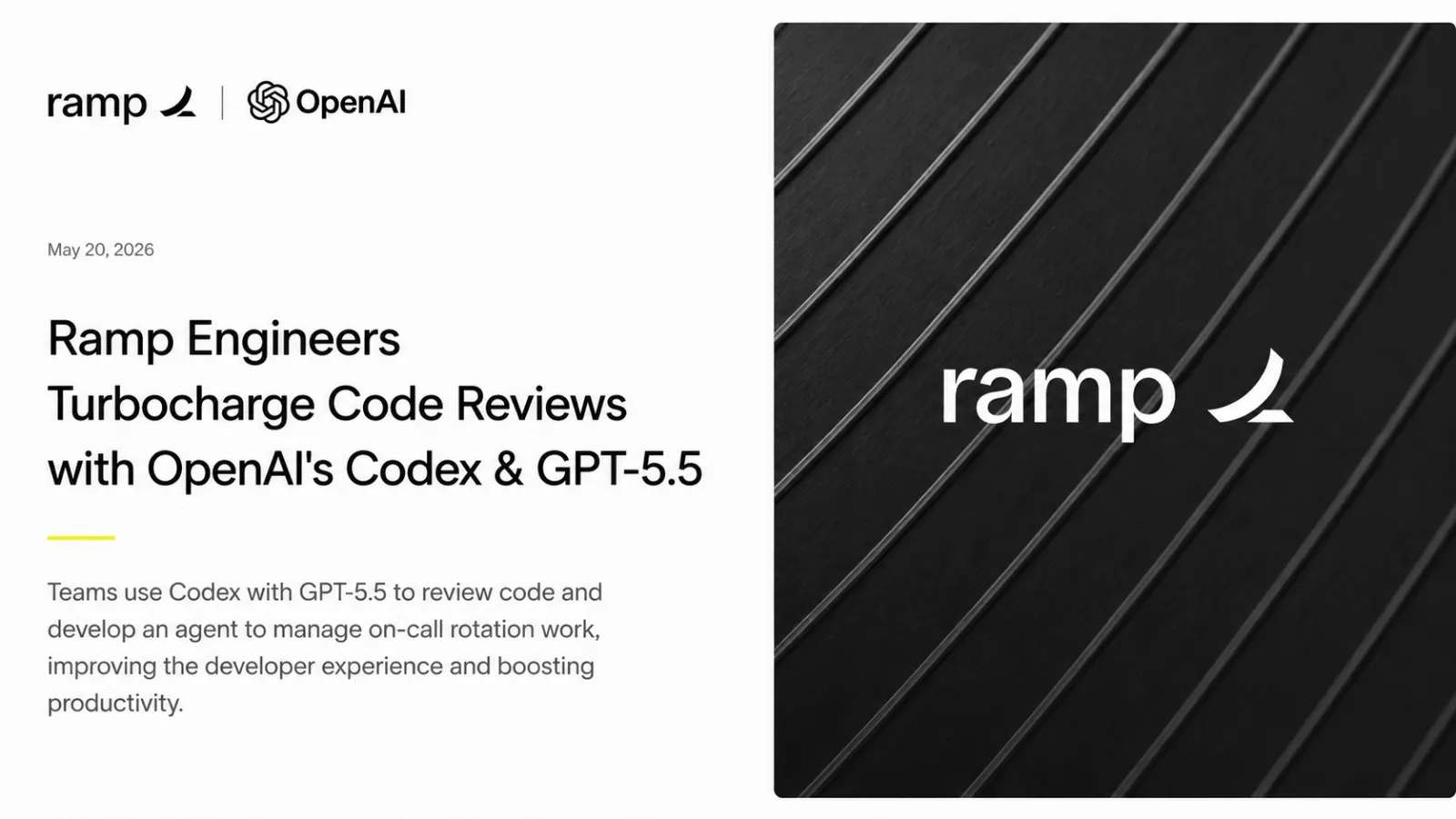 Ramp Engineers Turbocharge Code Reviews with OpenAI's Codex & GPT-5.5
